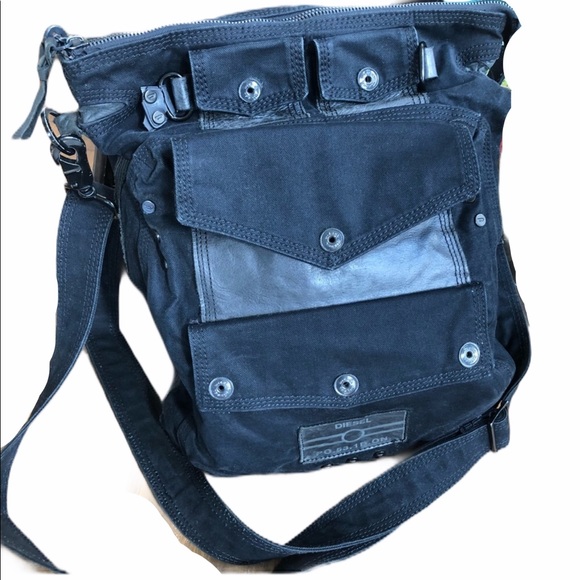 diesel bag gold
